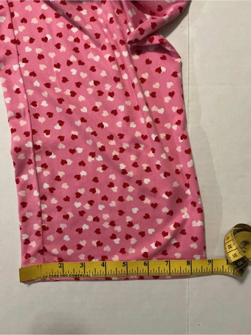 Kate Spade Pajama Set Heart Print Button-Down Top and Long Pants